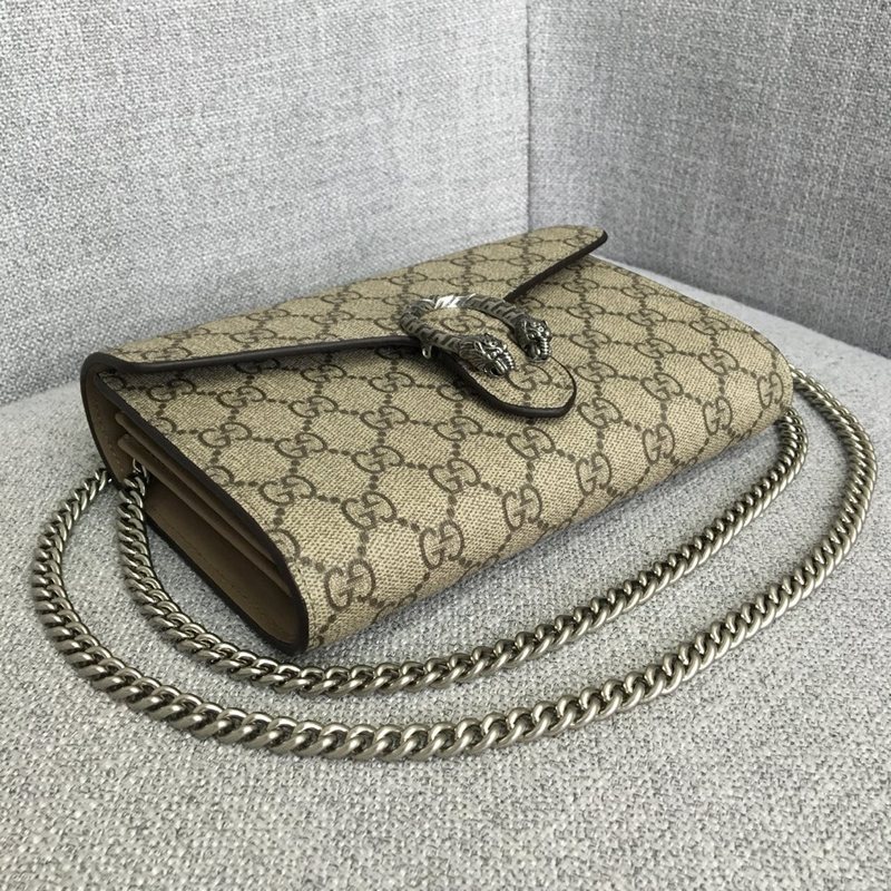 Replica Gucci Dionysus Canvas Chain Wallet