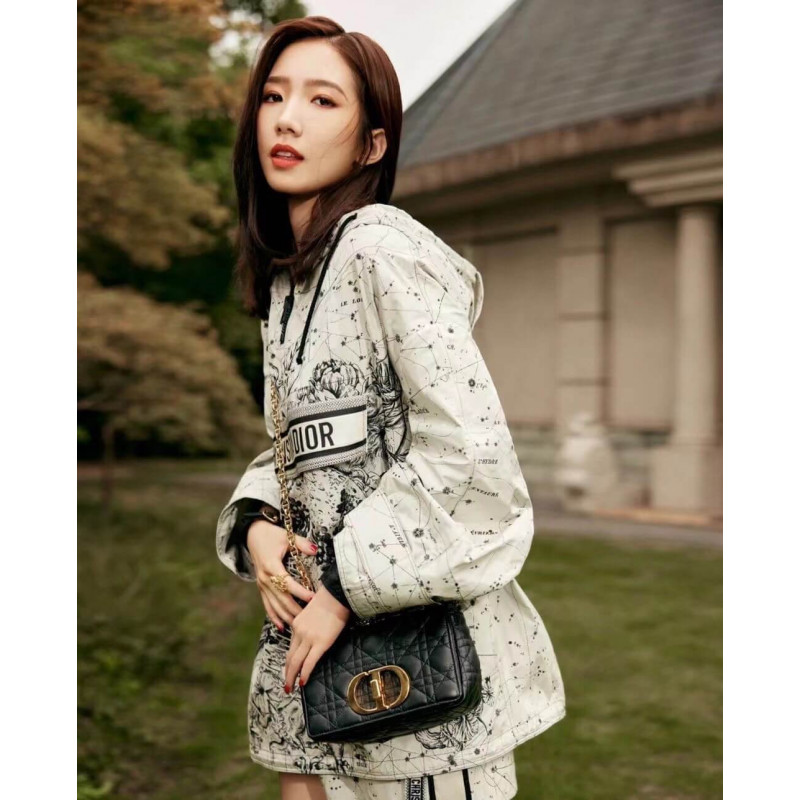 Replica Dior Small Caro Bag Supple Cannage Calfskin M9241