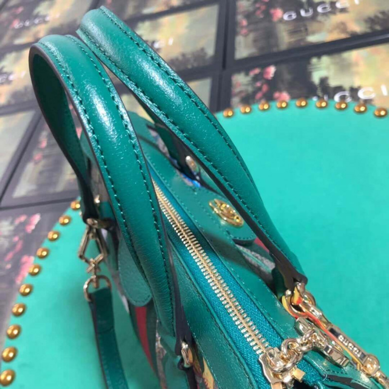 Replica Gucci Ophidia Gg Flora Small Tote Bag 547551