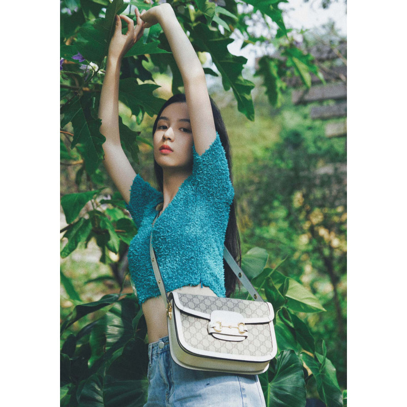 Replica Gucci 1955 Horsebit Gg Supreme Shoulder Bag 602204