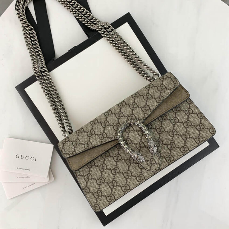 Replica Gucci Dionysus Gg Canvas Small Shoulder Bag 499623