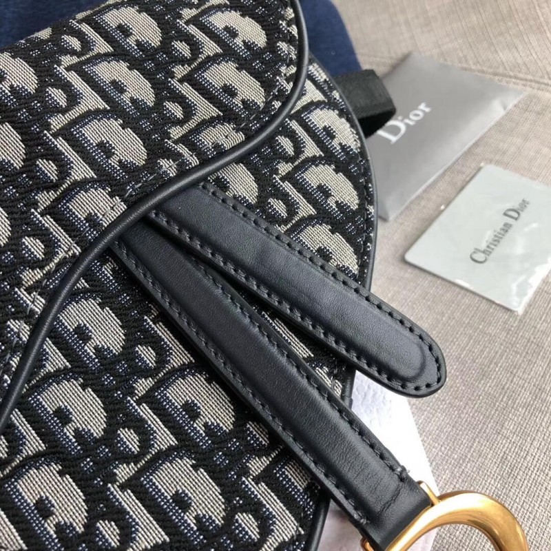 Replica Christian Dior Oblique Saddle Belt Bag S5632