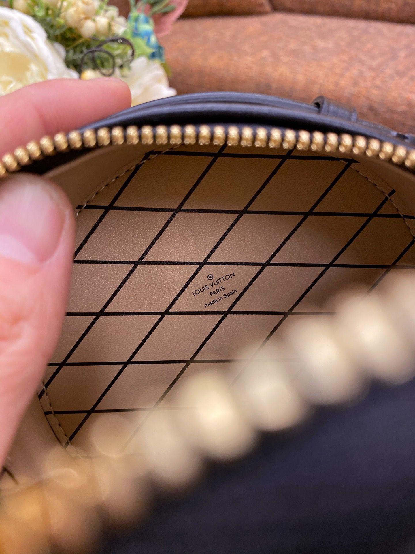 Replica Louis Vuitton Monogram Reverse Canvas Mini Boite Chapeau M68276