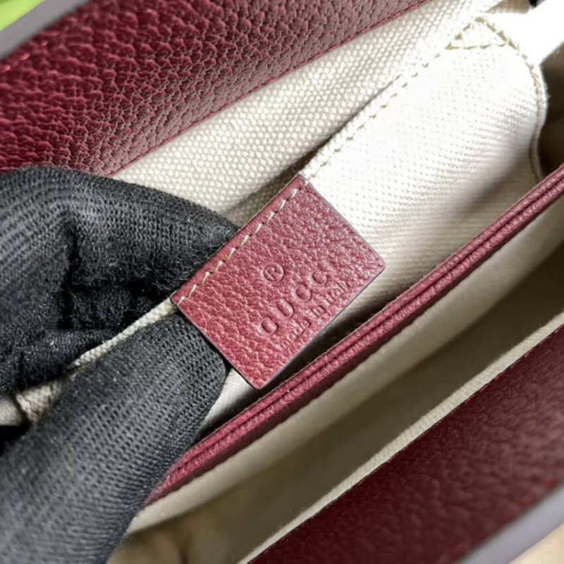 Replica Gucci Ophidia Gg Small Shoulder Bag 503877 In Burgundy