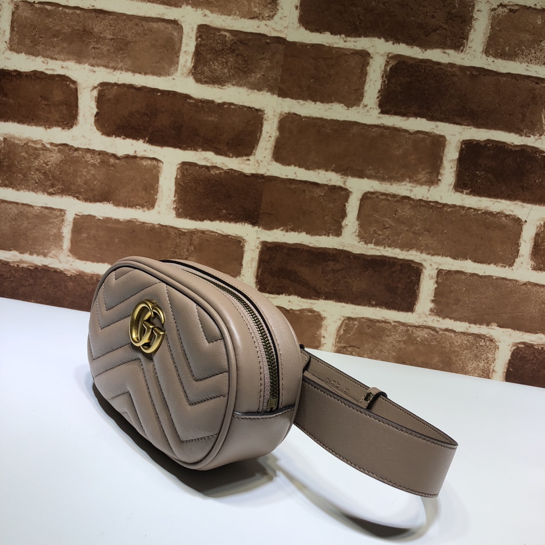Replica Gucci Marmont Matelasse Leather Belt Bag 476434