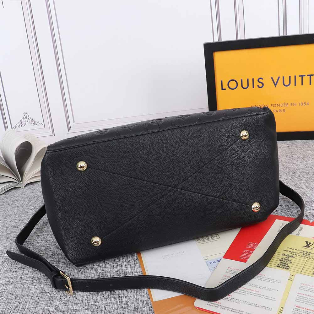 Replica Louis Vuitton Melie M44014 Black/Navy/White/Beige