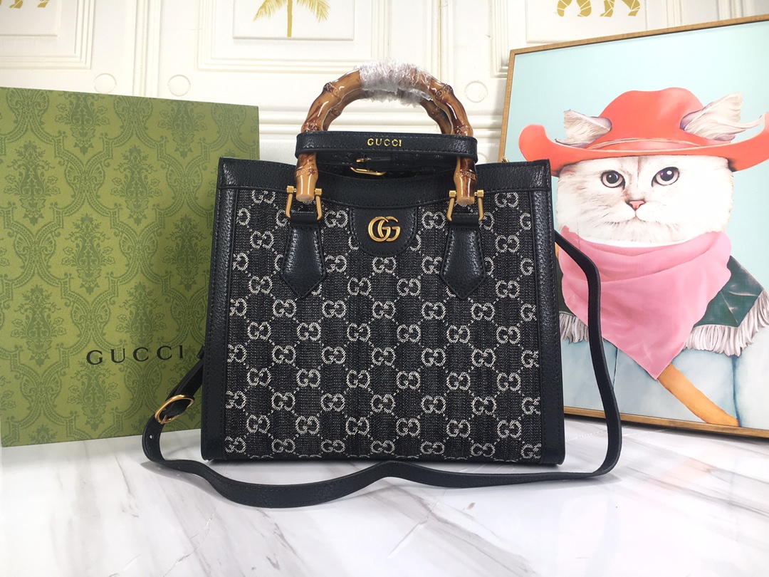 Replica Gucci Diana Jumbo Gg Small Tote Bag 660195