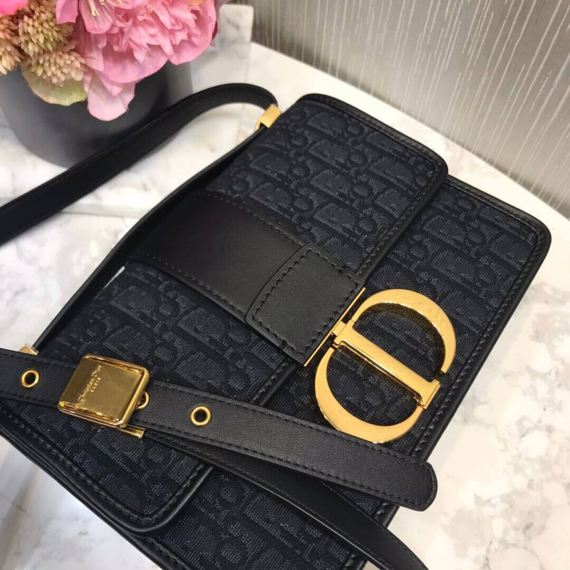 Replica Christian Dior 30 Montaigne Bag Oblique Jacquard M9203