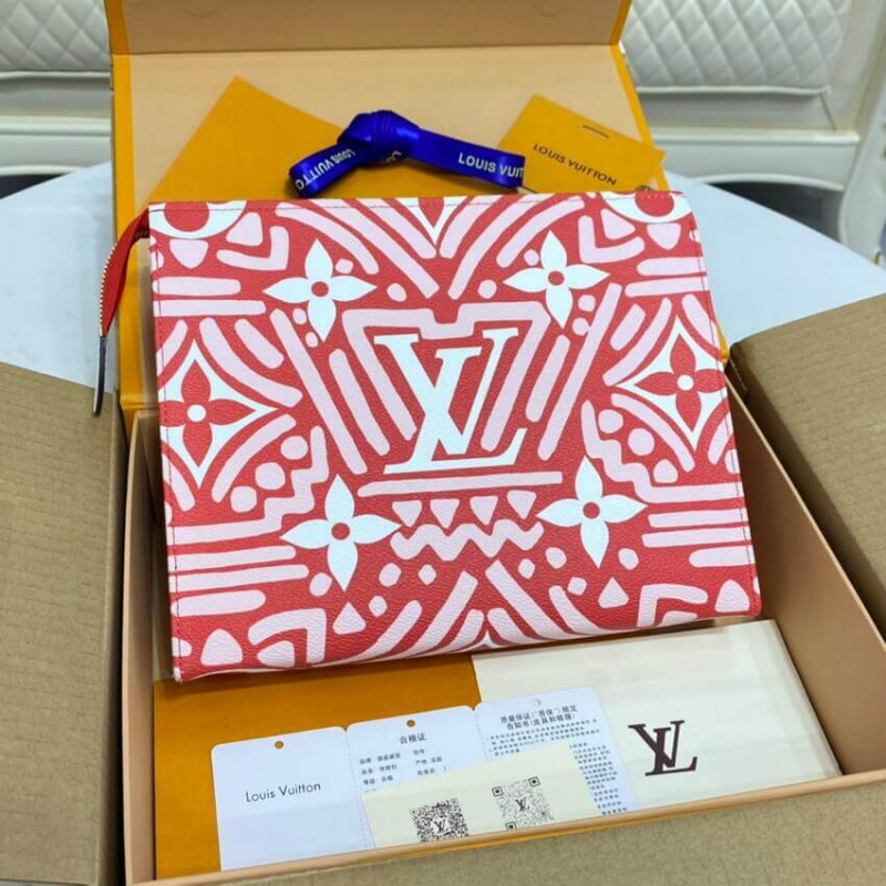 Replica Louis Vuitton Lv Crafty Toiletry Pouch 26 M45476 Red
