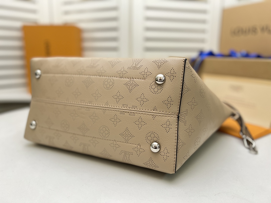 Replica Louis Vuitton Hina Mm- Black/Beige/Pink/White