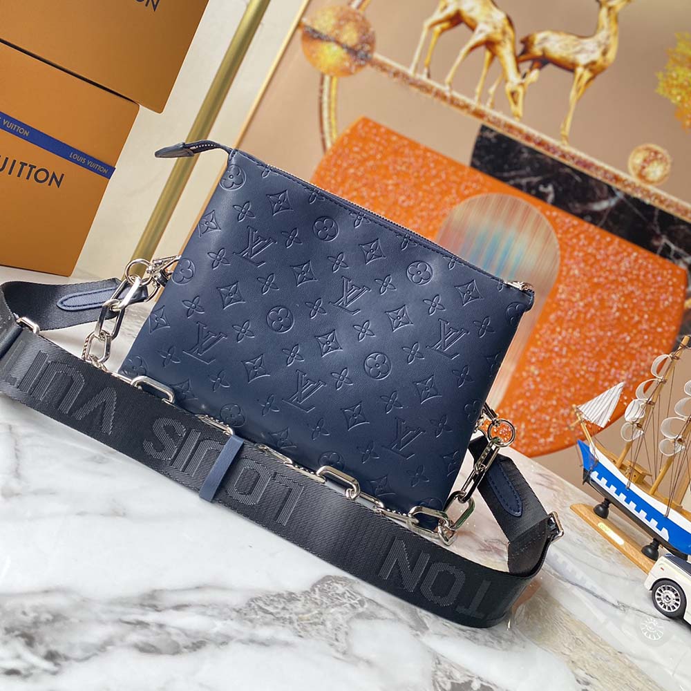 Replica Louis Vuitton Coussin Pm Handbag- Navy/Yellow