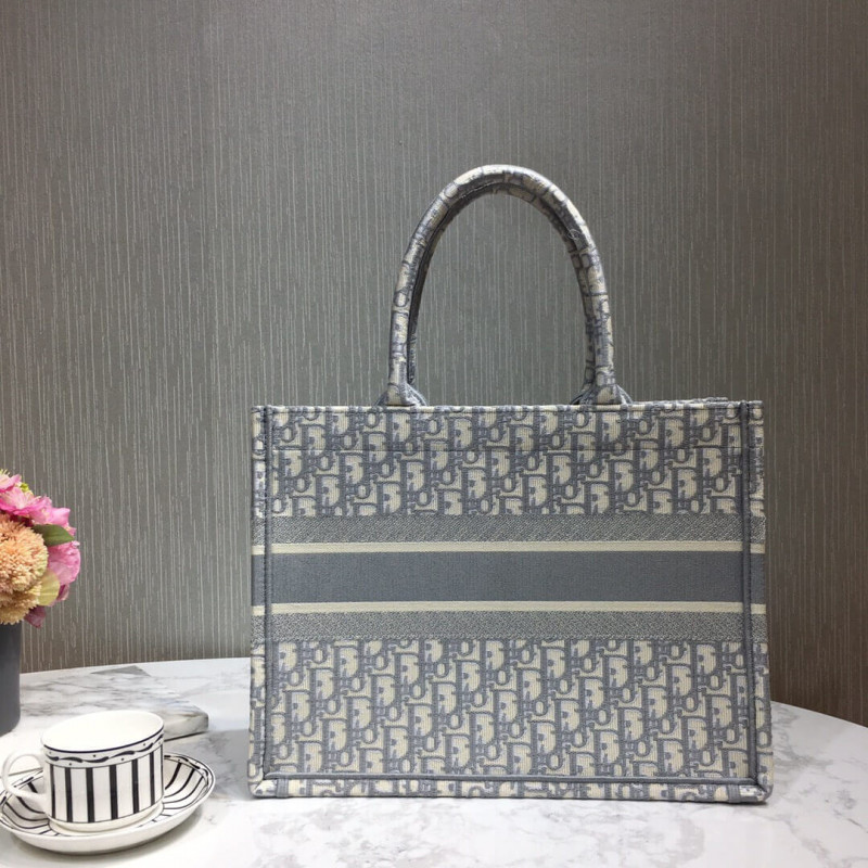 Replica Christian Dior Small Book Tote Oblique M1296