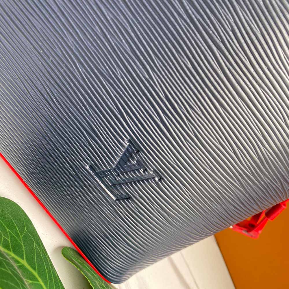 Replica Louis Vuitton Neverfull Mm Epi Leather M56947 Navy/Black/Red