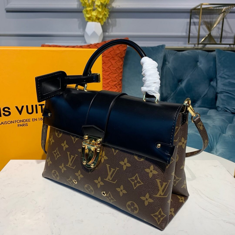 Replica Louis Vuitton Monogram Canvas One Handle Flap Bag Mm M43125