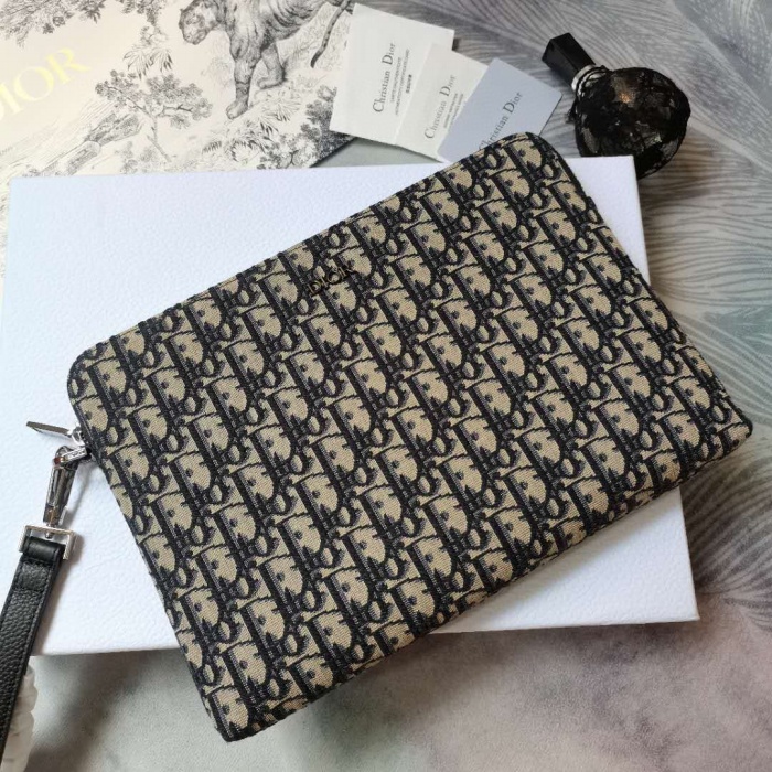 Replica Dior Oblique Jacquard Pouch