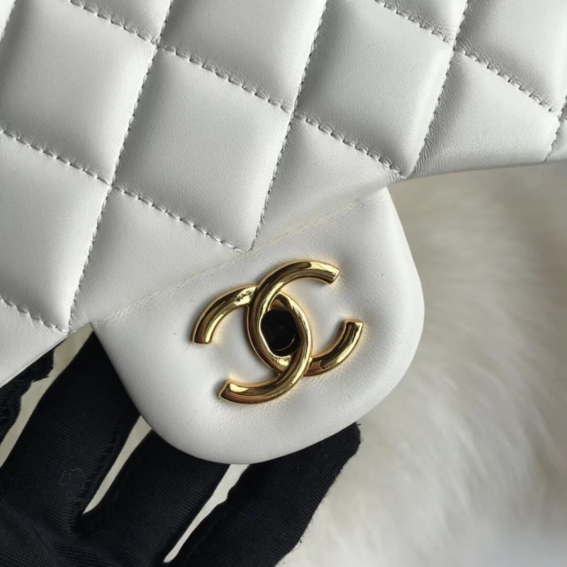 Replica Chanel Lambskin 30Cm Classic Flap Bag A1113