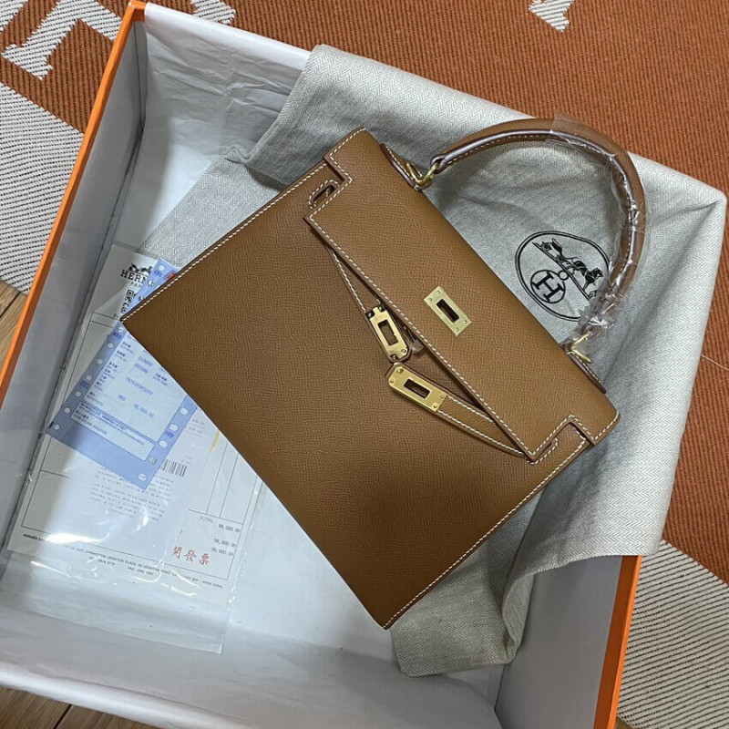 Replica Hermes Kelly Bag 25 Epsom Leather