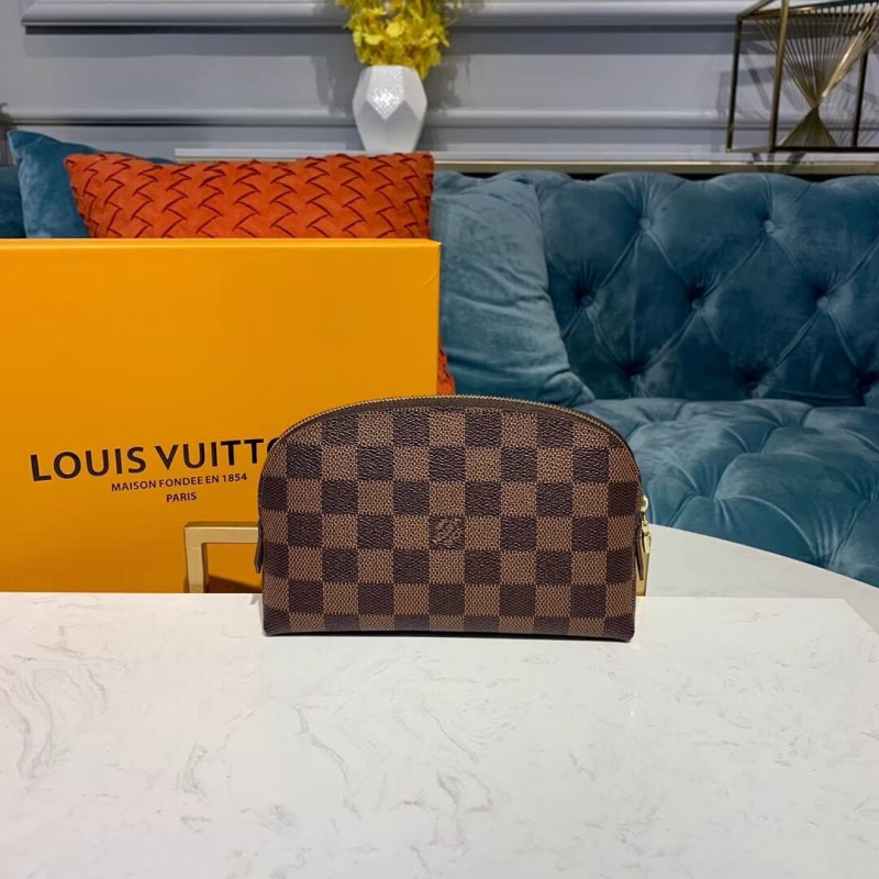 Replica Louis Vuitton Damier Ebene Cosmetic Pouch N47516