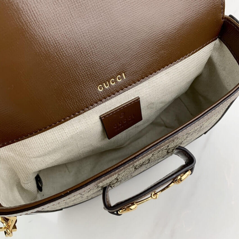 Replica Gucci Horsebit 1955 Mini Bag In Gg Supreme 658574