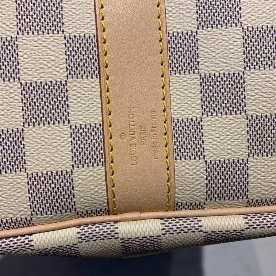 Replica Louis Vuitton Damier Azur Keepall Bandouliere 45 N41430