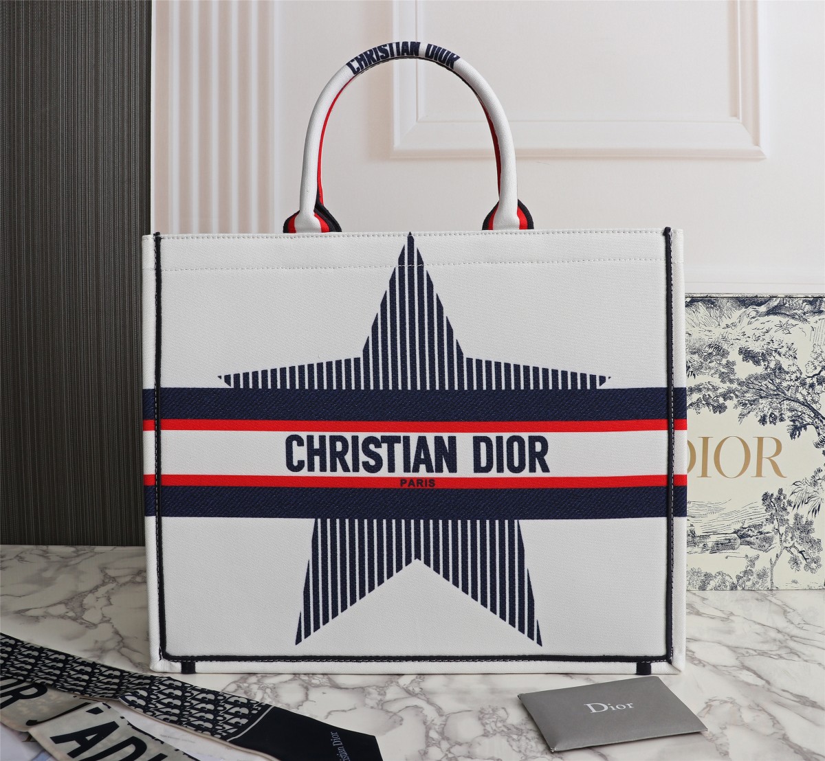 Replica Dior Vintage Oblique Book Tote W9898 42/36Cm