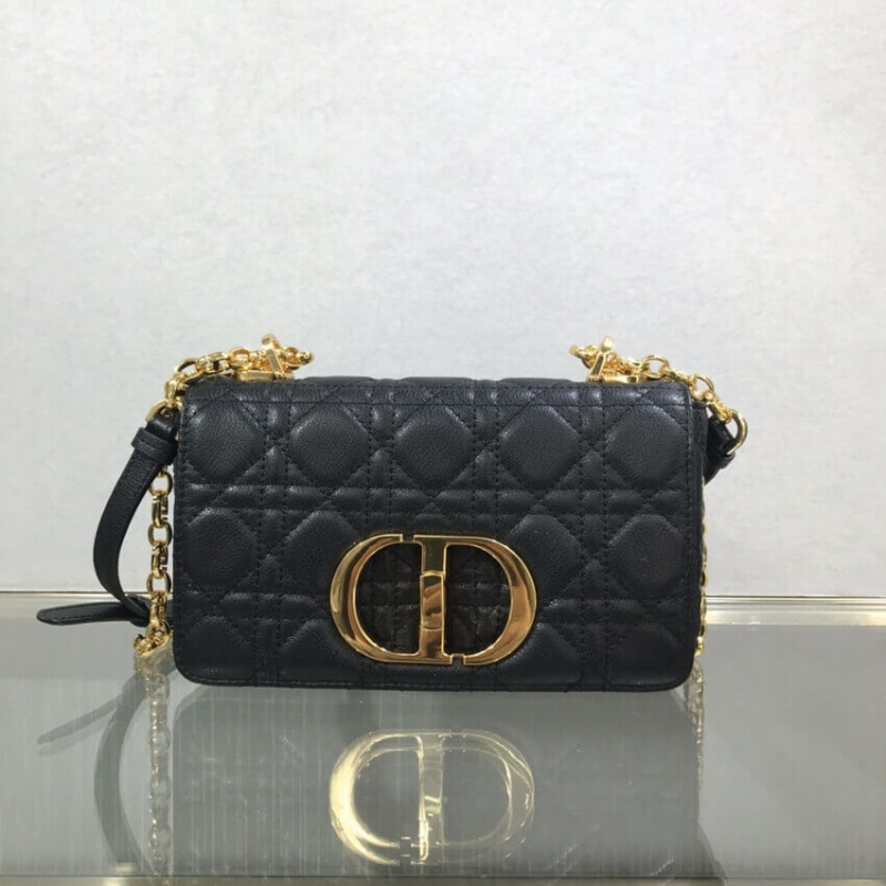 Replica Dior Small Caro Bag Supple Cannage Calfskin M9241