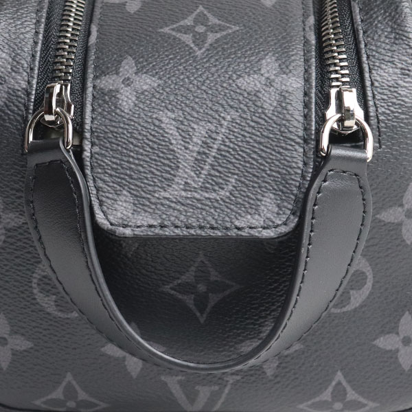 Replica Louis Vuitton Monogram Eclipse Canvas Dopp Kit Black M46354