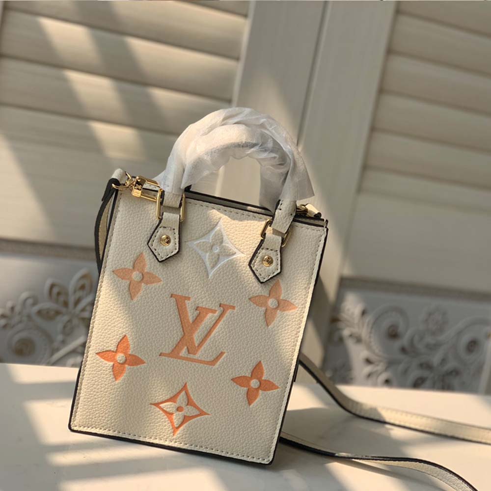 Replica Louis Vuitton Petit Sac Plat M80449 Blue/Pink/Beige