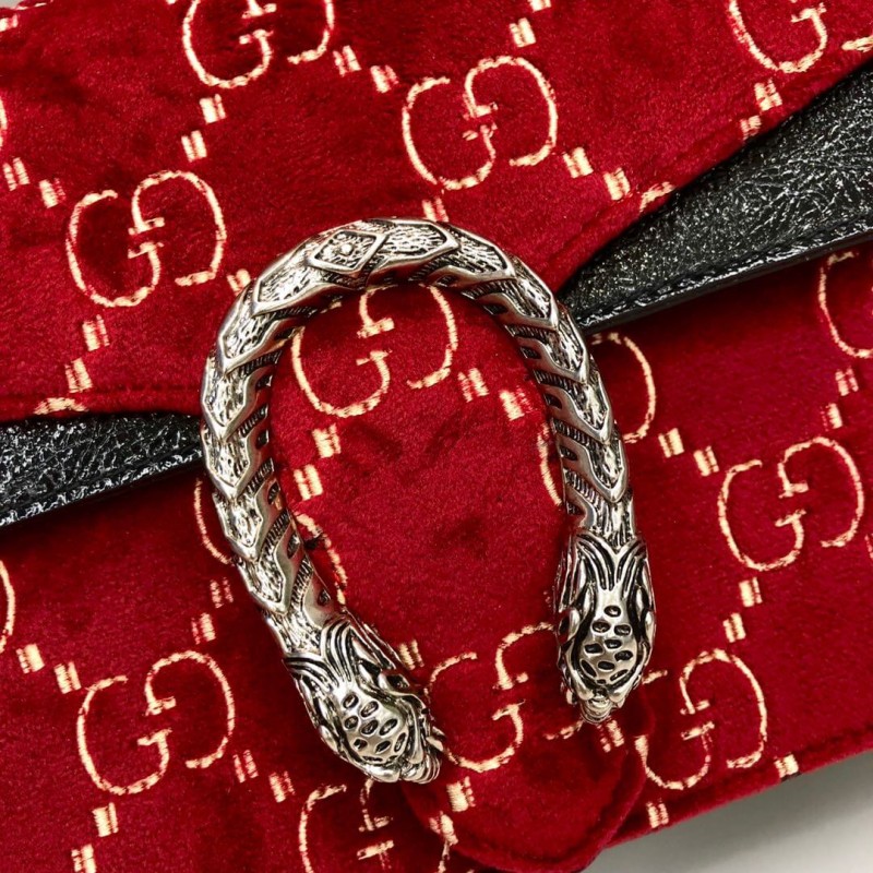 Replica Gucci Dionysus Gg Velvet Small Shoulder Bag 400249