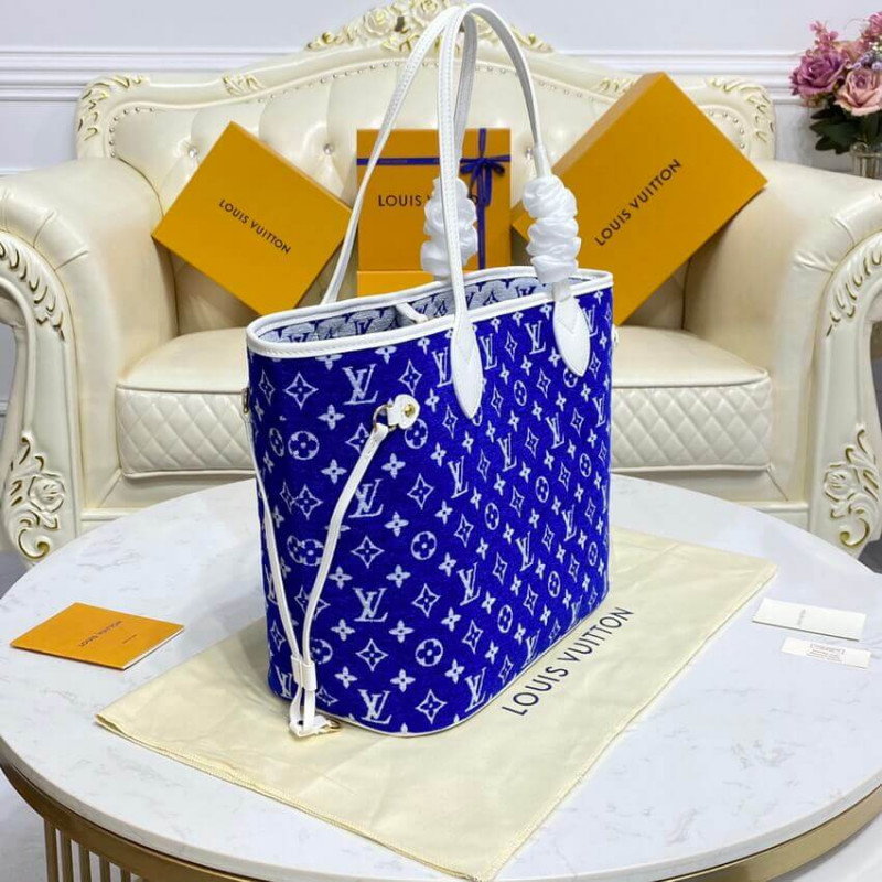 Replica Louis Vuitton Monogram Jacquard Velvet Neverfull Mm M46220