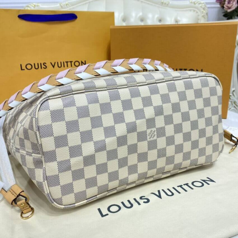 Replica Louis Vuitton Damier Azur Neverfull Mm N50047
