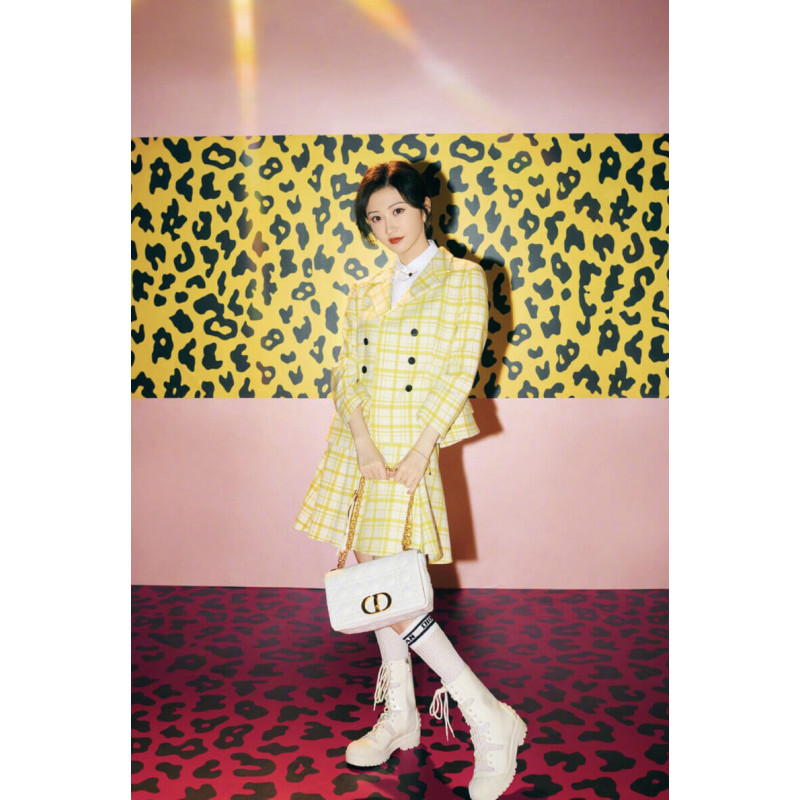 Replica Christian Dior Medium Caro Bag Warm Taupe Supple Cannage Calfskin M9242