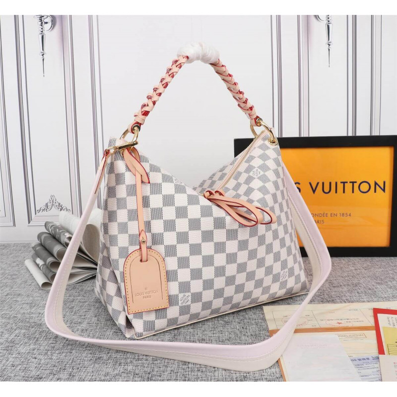 Replica Louis Vuitton Damier Azur Beaubourg Hobo Mm N40343