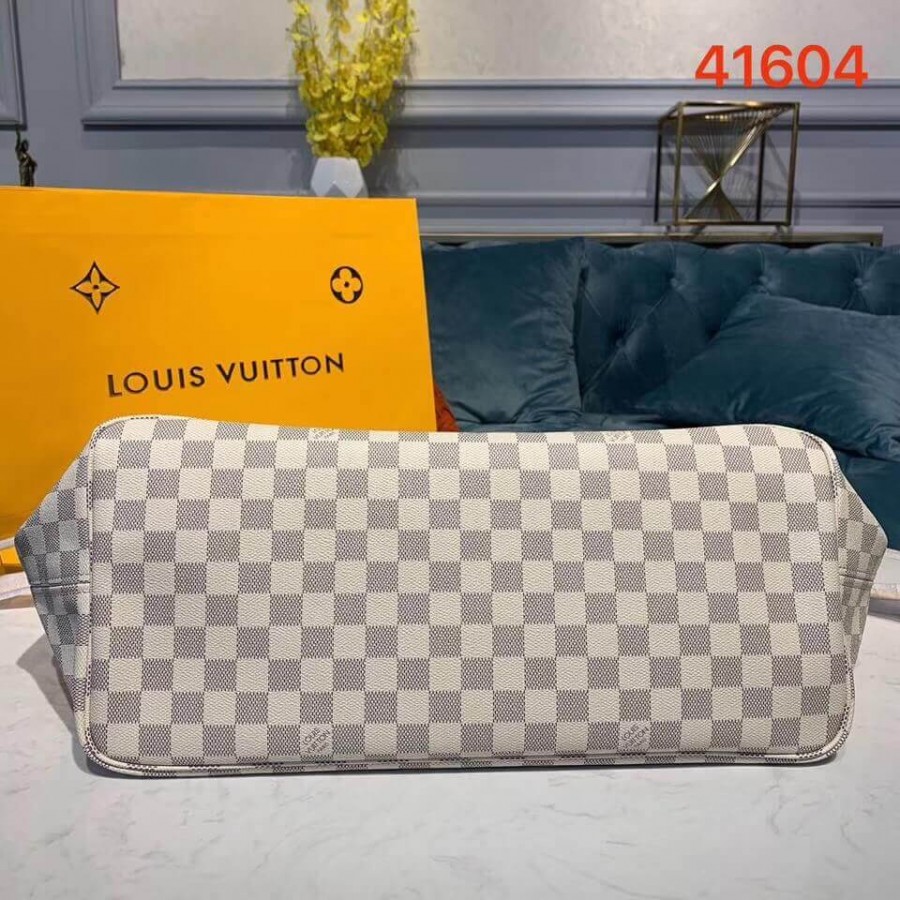 Replica Louis Vuitton Damier Azur Canvas Neverfull Gm N41604 Pink