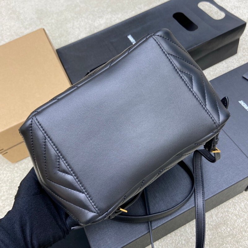 Replica Ysl Saint Laurent Joe Backpack 672609 In Black Lambskin