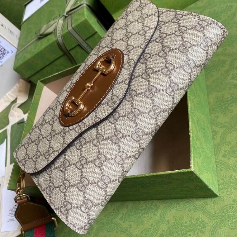 Replica Gucci Horsebit 1955 Small Bag In Gg Supreme 677286
