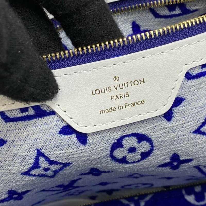 Replica Louis Vuitton Monogram Jacquard Velvet Neverfull Mm M46220