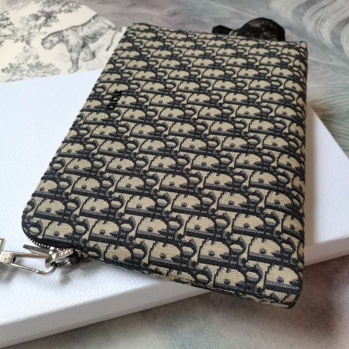 Replica Dior Oblique Jacquard Pouch