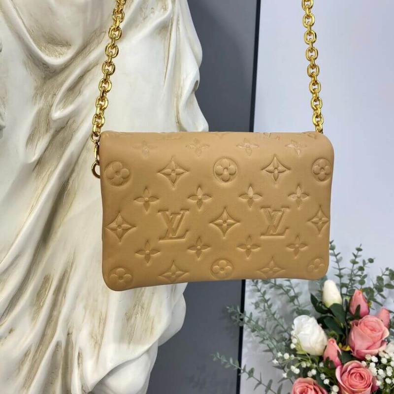 Replica Louis Vuitton Pochette Coussin M80818 Camel Brown