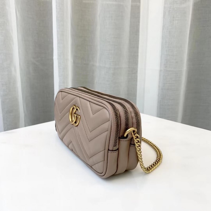 Replica Gucci Gg Marmont Mini Chain Bag 546581
