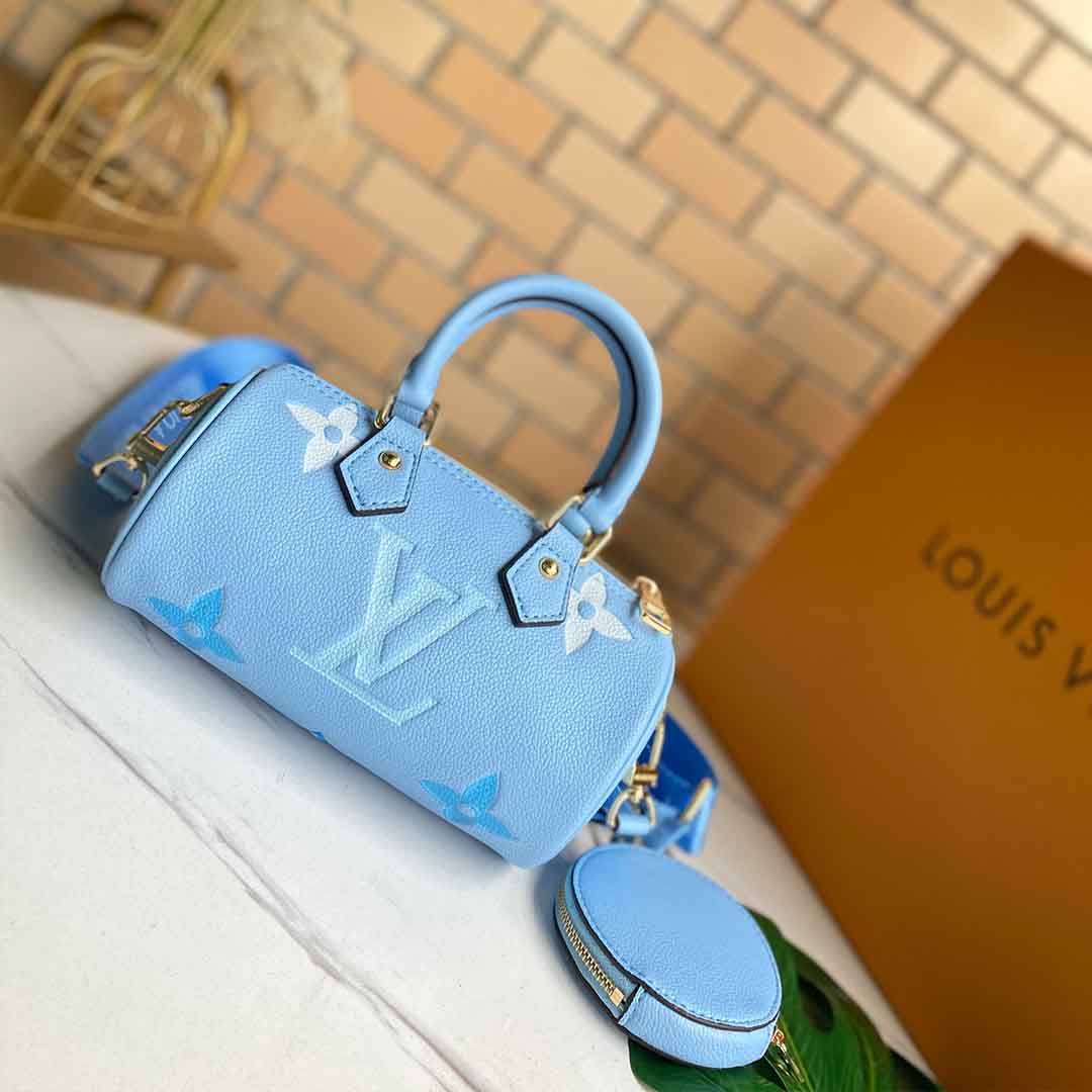 Replica Louis Vuitton Papillon Bb M45707 Pink/Yellow/Black/Blue