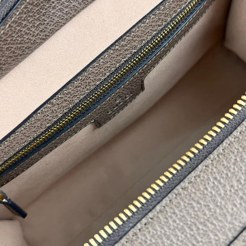 Replica Gucci Ophidia Small Tote With Web 693724 Brown