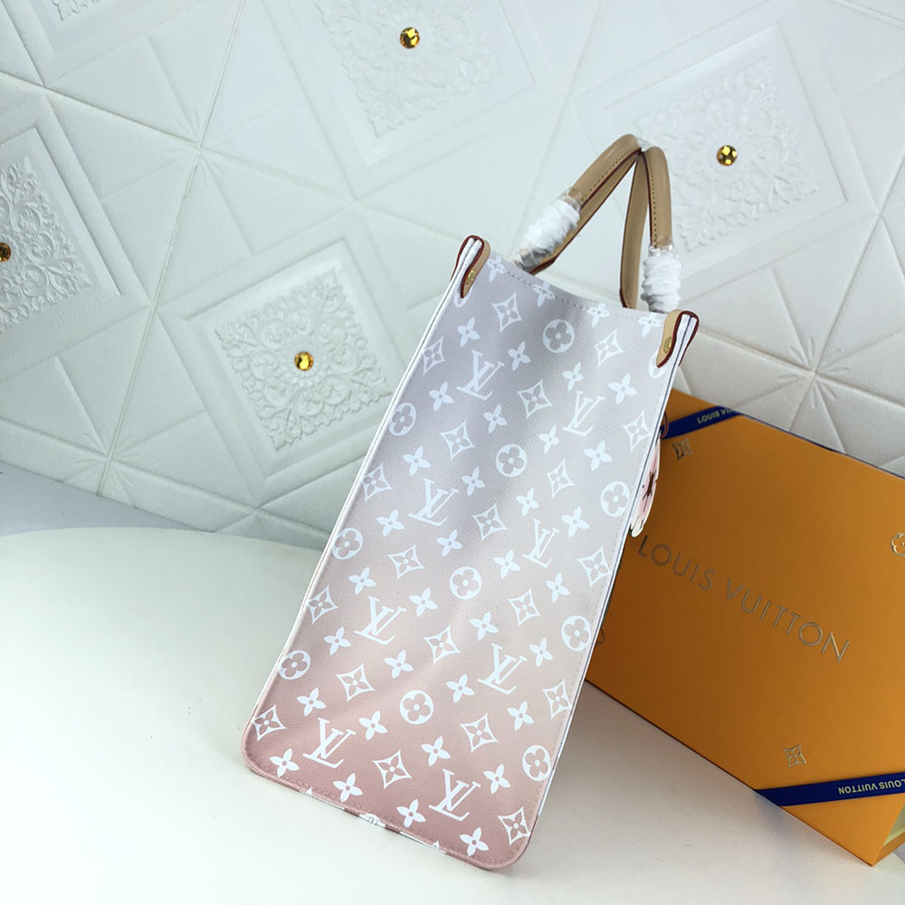 Replica Louis Vuitton Onthego Gm Blue/Pink/Mist