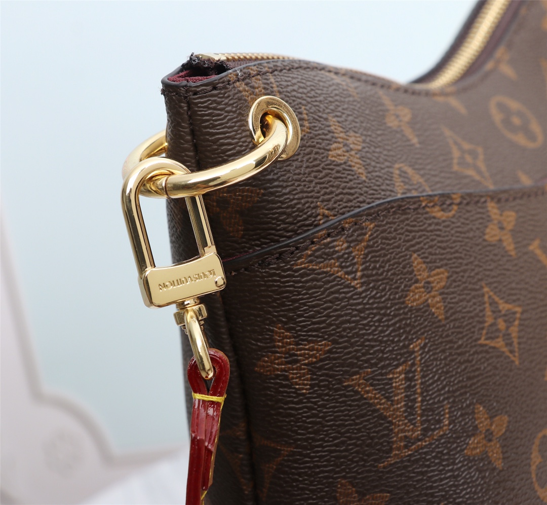 Replica Louis Vuitton Aaa-Odeon Mm M45352 Black/Natural