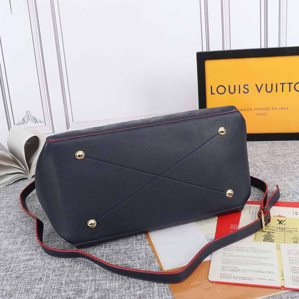 Replica Louis Vuitton Melie M44014 Black/Navy/White/Beige