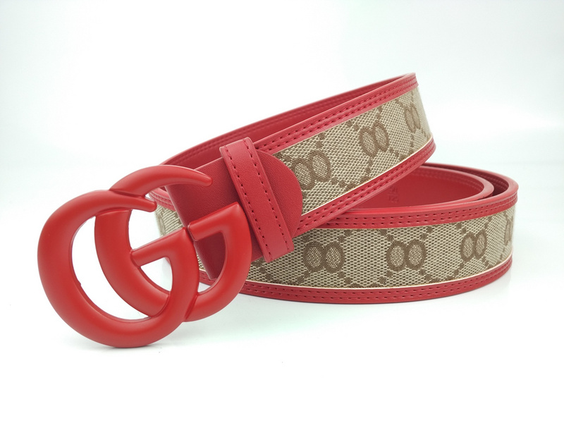 Replica Gucci Belt G319-75 Red 38Mm