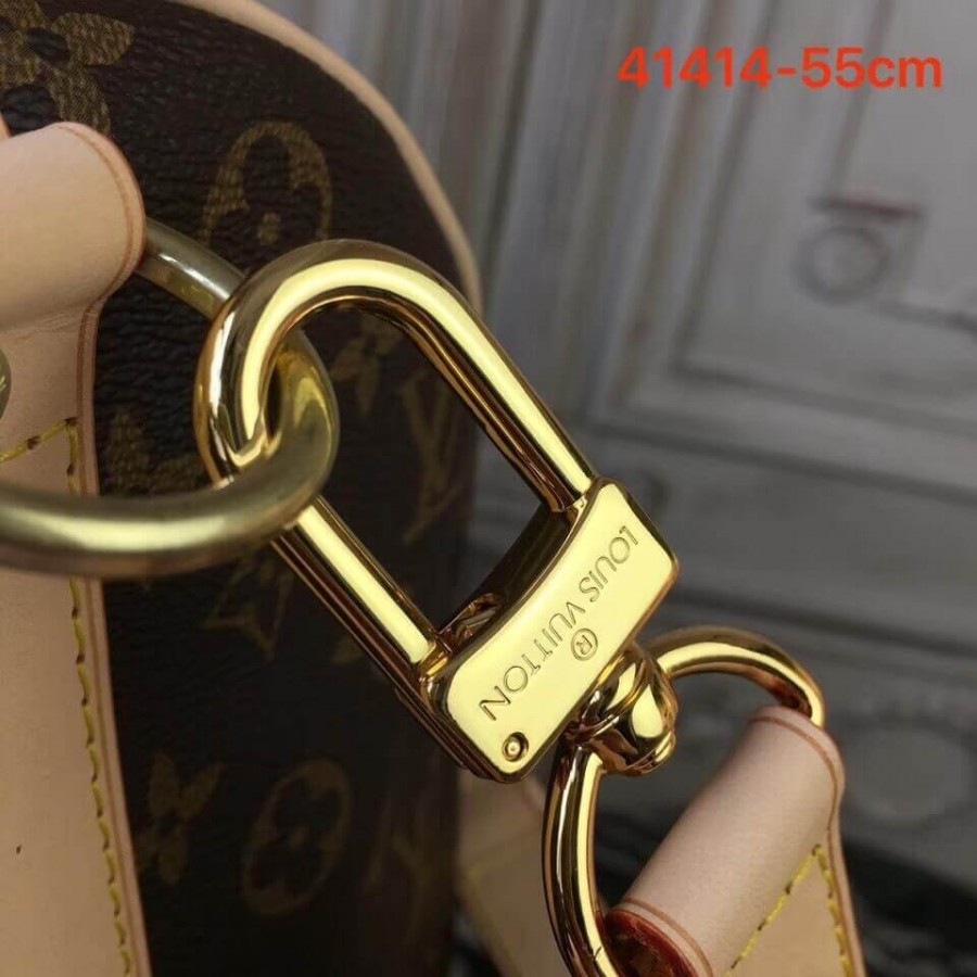 Replica Louis Vuitton Monogram Canvas Keepall Bandouliere 55 M41414
