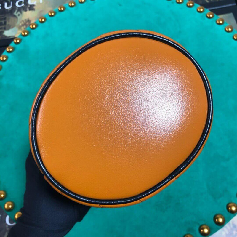 Replica Gucci Gg Marmont Mini Bucket Bag 575163 Cognac