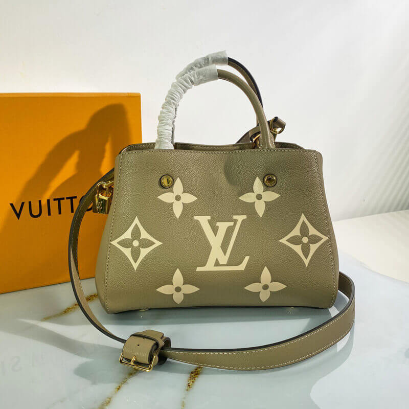 Replica Louis Vuitton Monogram Empreinte Leather Montaigne Bb M45489