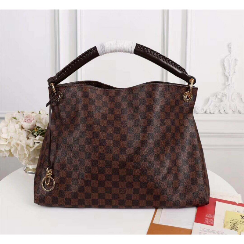 Replica Louis Vuitton Damier Ebene Canvas Artsy Mm N40249